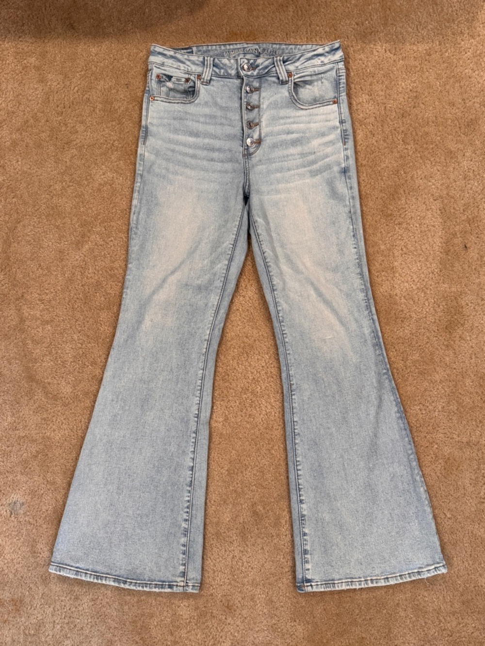 American Eagle Outfitters Light Blue Flare Jeans
